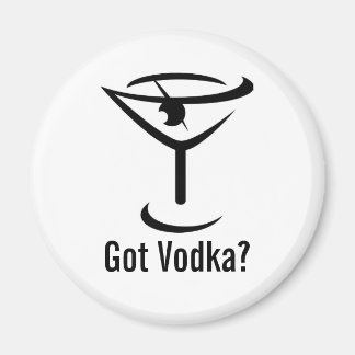 Íman Tem Vodka Round Magnet