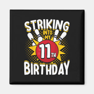 Íman Tema De Boliche De Aniversário 11 tocando No Anive