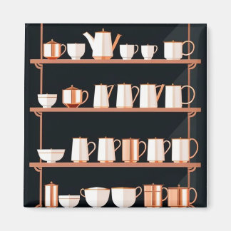 Íman Tema de Cozinha de 50 de chá retrorreflectores