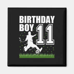 Íman Tema de festa de aniversário de futebol de 11 anos