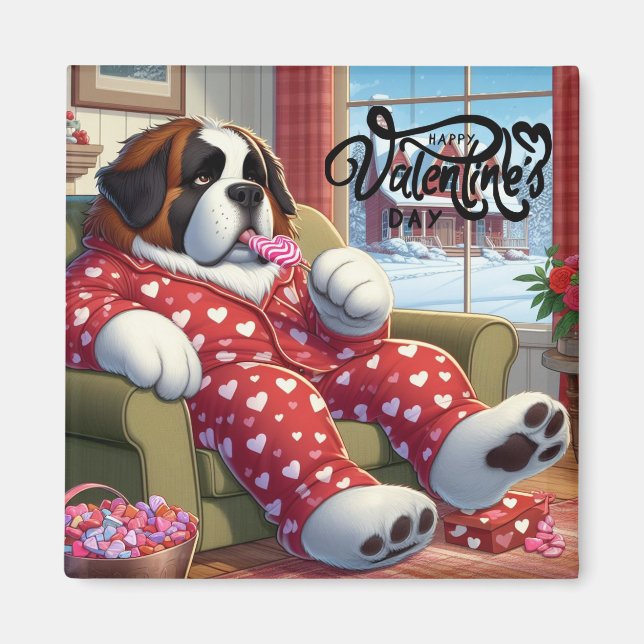 Íman Tema Magnet/Valetine Quadrado (Frente)