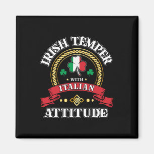 Íman Temperamento Irlandês Atitude Italiana Dia de São