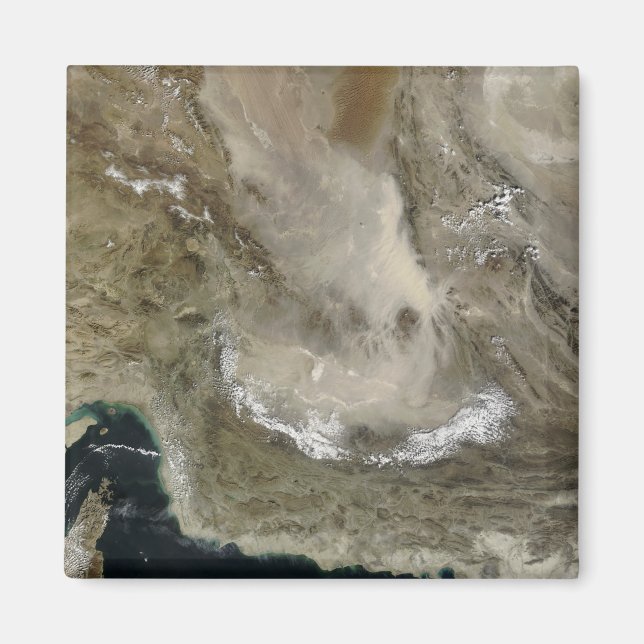 Íman Tempestade de poeira no Irã (Frente)