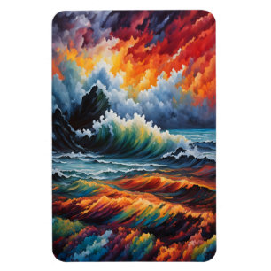Íman Tempestade no Oceano de Fiery - Arte de Capa