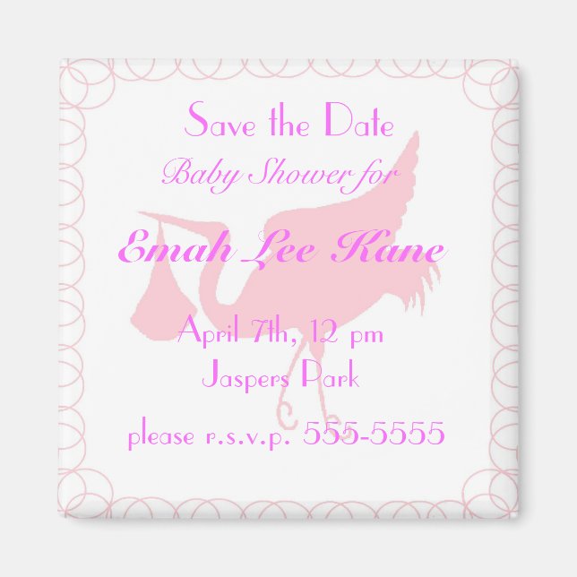 Íman Tempestade Rosa (Frente)