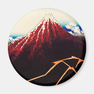 Íman Tempestade sob a Cúpula de Katsushika Hokusai
