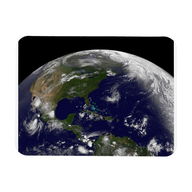 Íman Tempestades Tropicais No Planeta Terra. (Horizontal)