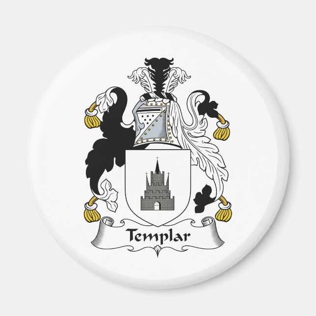 Íman Templar Family Crest (Frente)