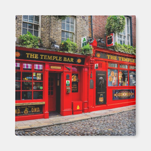 Íman Temple Bar, Dublin, Irlanda (Frente)