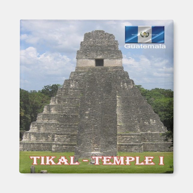 Íman Temple I, Guatemala, Fridge, TIKAL N.P. z010 (Frente)