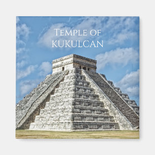 Íman Temple of Kukulcán, Pyramid, Chichen Itza, Mexico