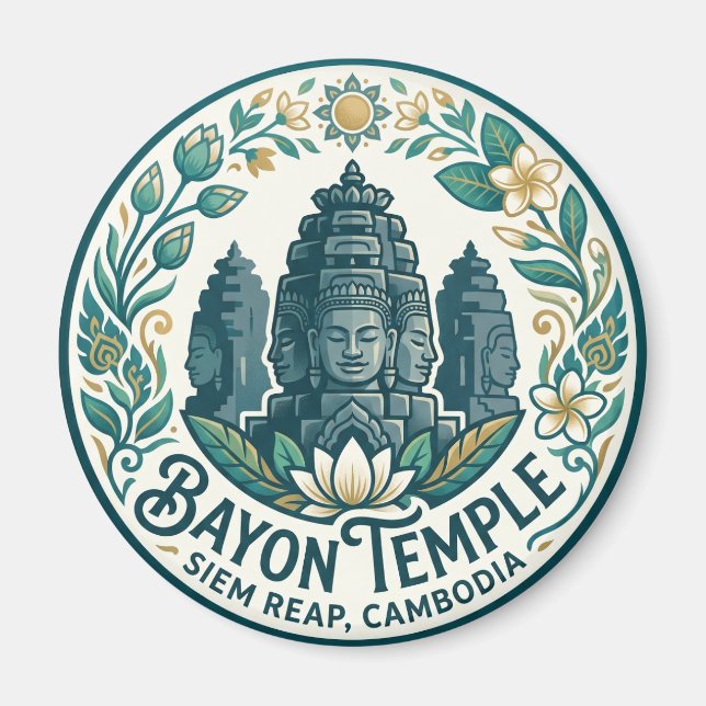 Íman Templo Bayon Camboja (Frente)