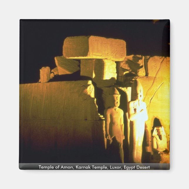 Íman Templo de Amon, Templo de Karnak, Luxor, no Desert (Frente)