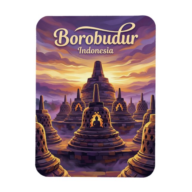 Íman Templo de Borobudur Indonésia (Vertical)