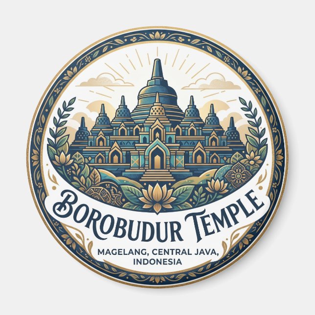 Íman Templo de Borobudur Indonésia (Frente)