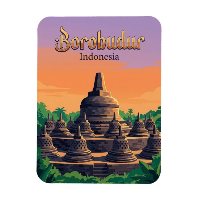Íman Templo de Borobudur Indonésia (Vertical)