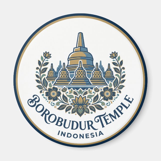 Íman Templo de Borobudur Indonésia (Frente)