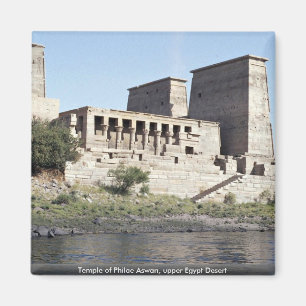 Íman Templo de Philae deserto superior de Aswan, Egipto
