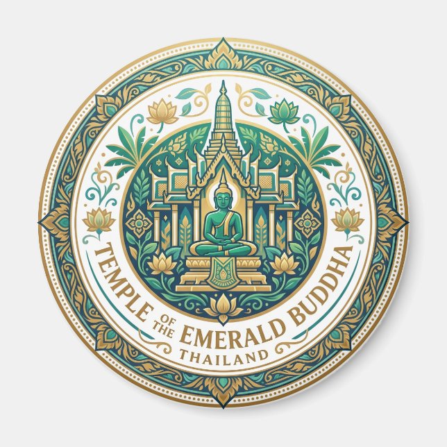 Íman Templo do Buda de Esmeralda (Wat Phra Kaew) (Frente)