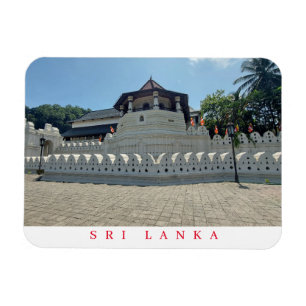 Íman Templo do Sri Lanka da imã de geladeira da vista d