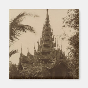 Íman Templo em Mandalay, Burma, final do século XIX