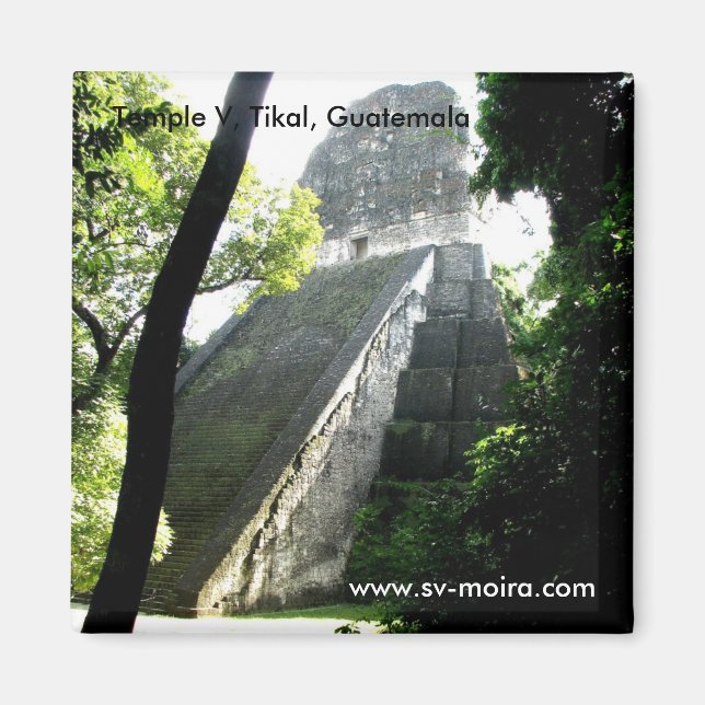 Íman Templo V, Tikal, Guatemala (Frente)
