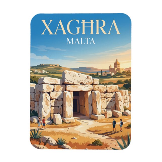 Íman Templos de Ġgantija Malta (Vertical)
