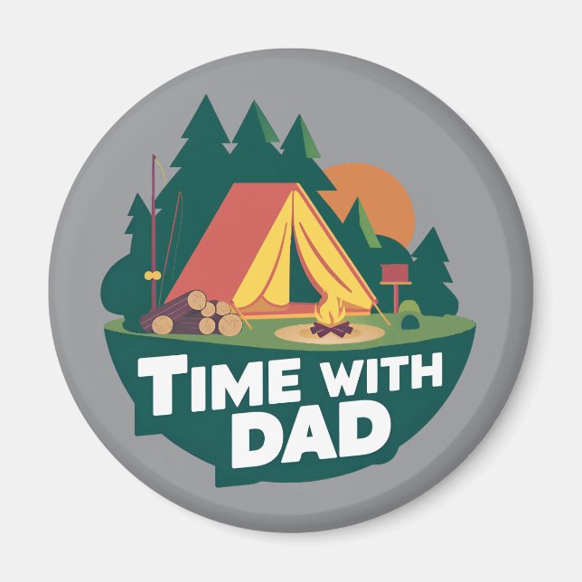 Íman Tempo com Pai - Dia de os pais (Frente)