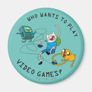 Íman Tempo de Aventura Finn & Jake Play Com BMO