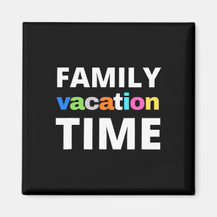 Íman Tempo de Férias em Família Viagem Divertida de Cor