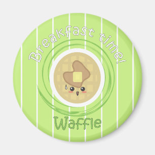 Íman Tempo de pequeno almoço - Waffle