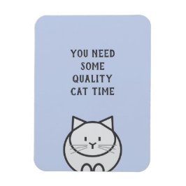 Íman Tempo de Qualidade com Gatos