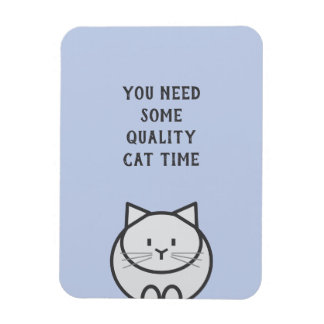 Íman Tempo de Qualidade com Gatos
