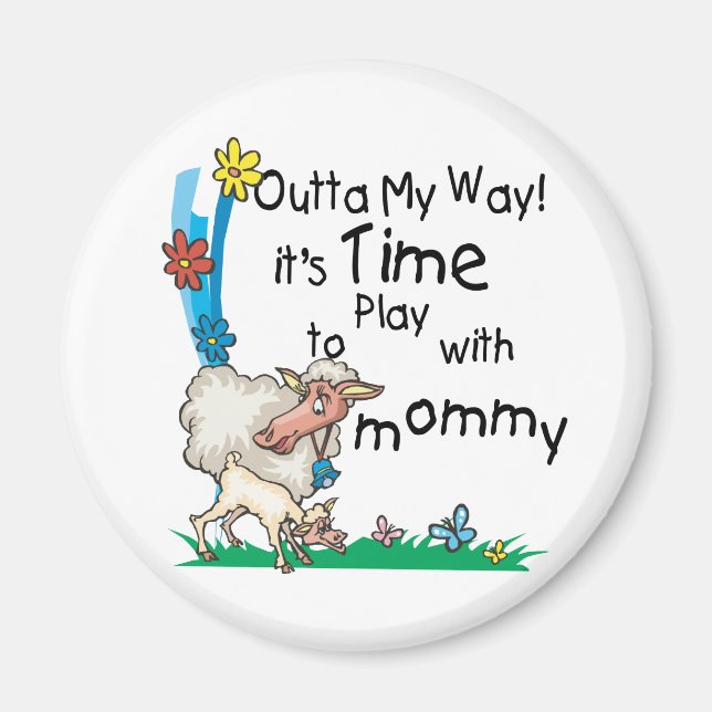 Íman Tempo para jogar com a Mamãe2 (Frente)