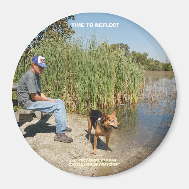 ÍMAN TEMPO PARA REFLETIR O MAGNET (Frente)