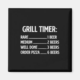 Íman Temporizador de grelhar - Amante de churrasco Pitm