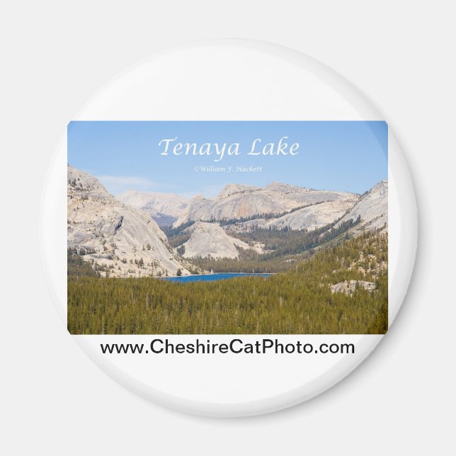 Íman Tenaya Lake Yosemite Produtos da Califórnia (Frente)