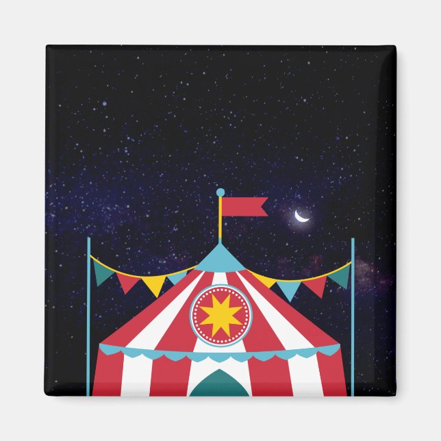 Íman Tenda de Circo à Noite (Frente)