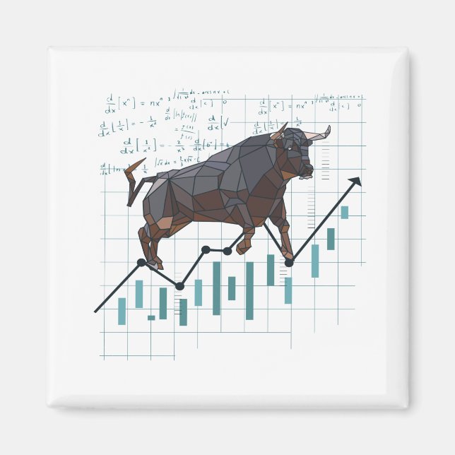 Íman Tendência de Alta do Mercado de Ações (Frente)