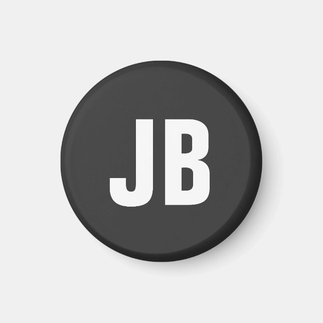 Íman Tendência simples, simples e em negrito, de monogr (Frente)