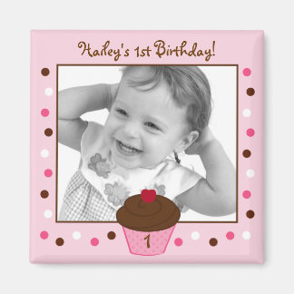 Íman Tendy Bolinhas Birthday Favor Magnets