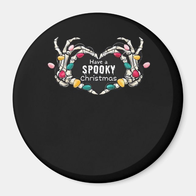 Íman Tenha Um Clássico De Natal Estranho - Mão De Esque (Frente)