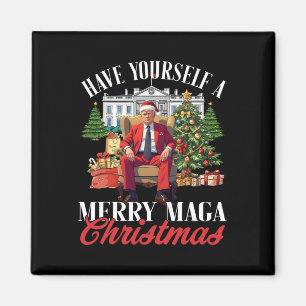 Íman Tenha Um Feliz Papai noel De Natal Engraçado Tremo