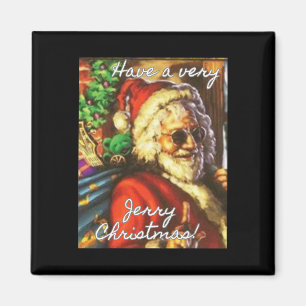 Íman Tenha um feriado de Natal muito Jerry Garcia Santa