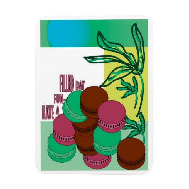 Íman Tenha um imã do dia divertido (Vertical)