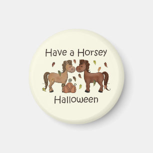 Íman Tenha um ímã Horsey do Dia das Bruxas