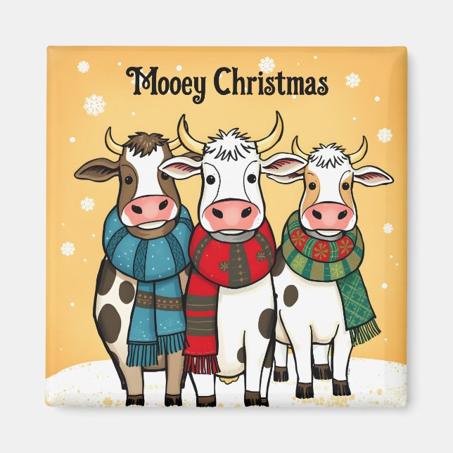 Íman Tenha um Natal de Mooey (Frente)