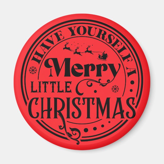 Íman Tenha um Natal Feliz (Frente)