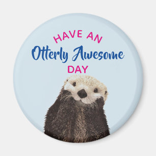 Íman Tenha uma foto bonito da lontra do dia