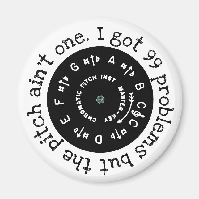 Íman Tenho 99 problemas, mas o breu não é um (Frente)